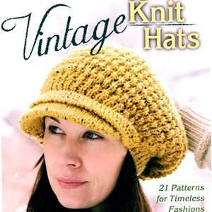 VNTG HAT》vintage 70s chunky knit slouchy hat